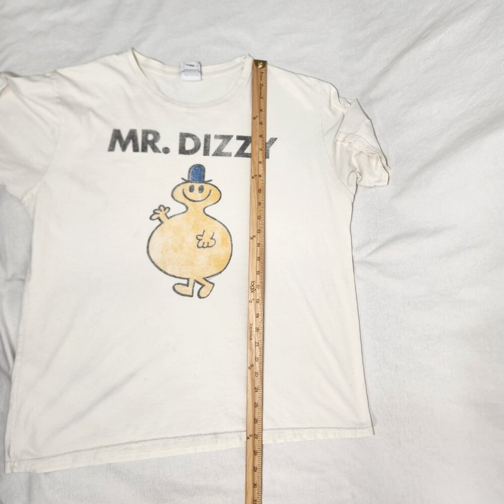 RARE Vintage MR. DIZZY 2007 Sun Faded White Cartoon T-Shirt Size X-Large U.S.A. - Picture 17 of 17